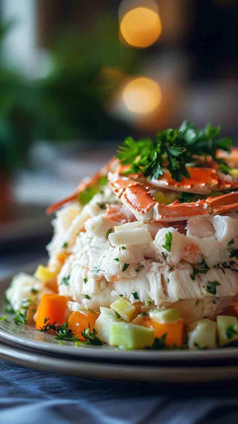 Vintage Columbia House Crab Salad Vintage Columbia House Crab Salad