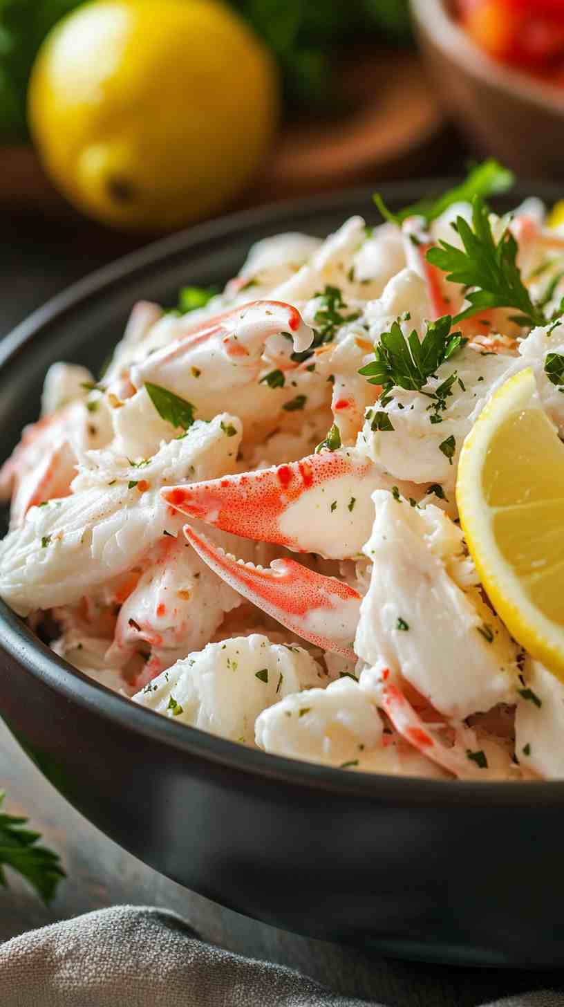 Vintage Columbia House Crab Salad Vintage Columbia House Crab Salad