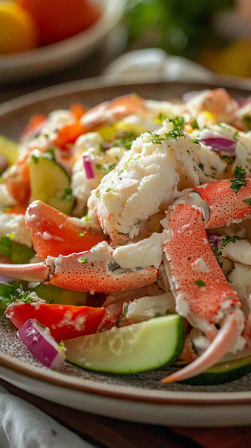 Vintage Columbia House Crab Salad Vintage Columbia House Crab Salad