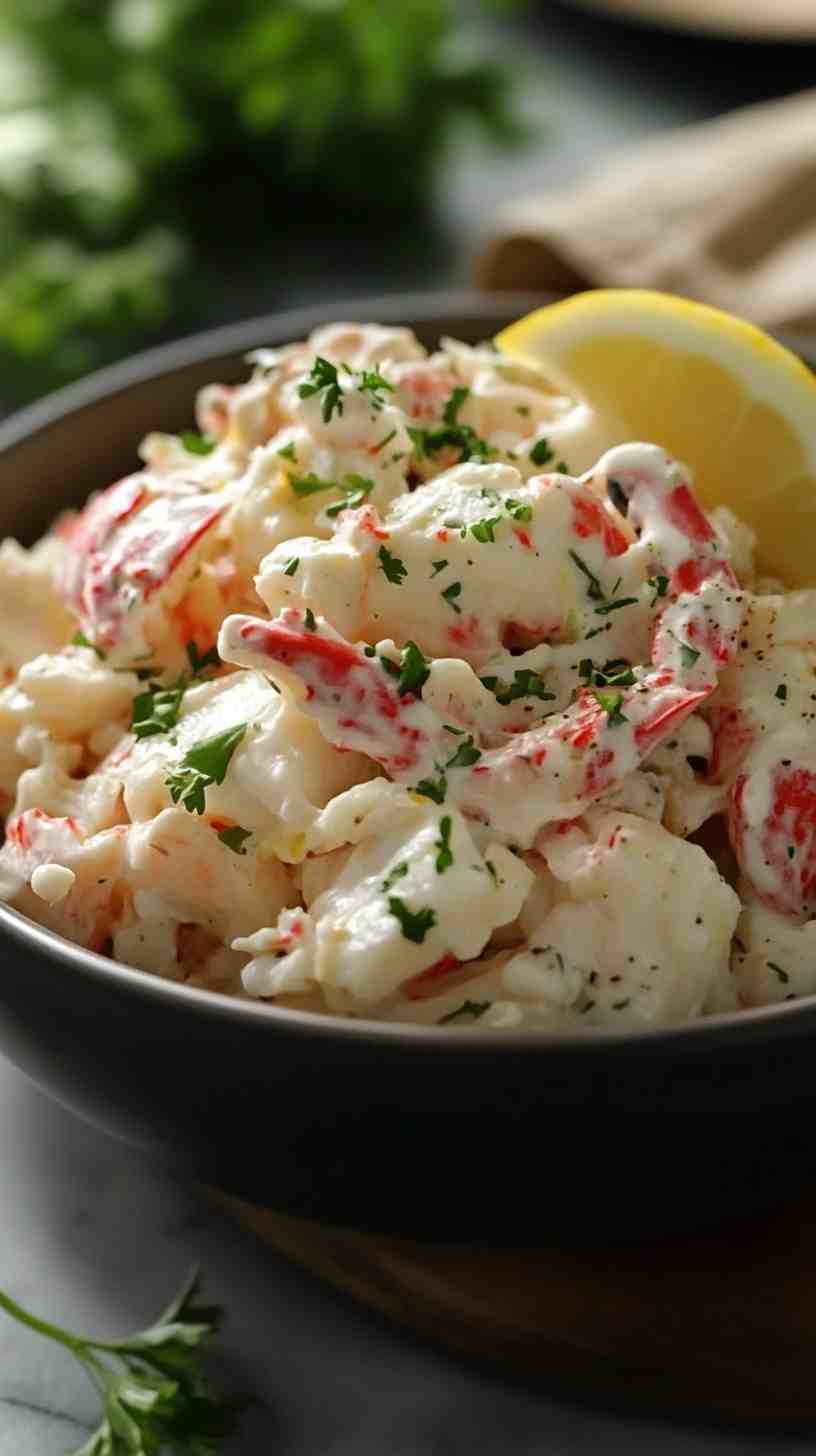 Vintage Columbia House Crab Salad Vintage Columbia House Crab Salad