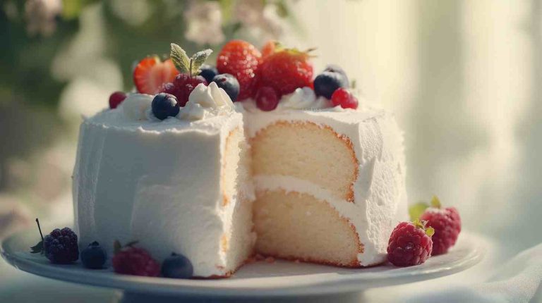 Vanilla Bean Angel Food Cake