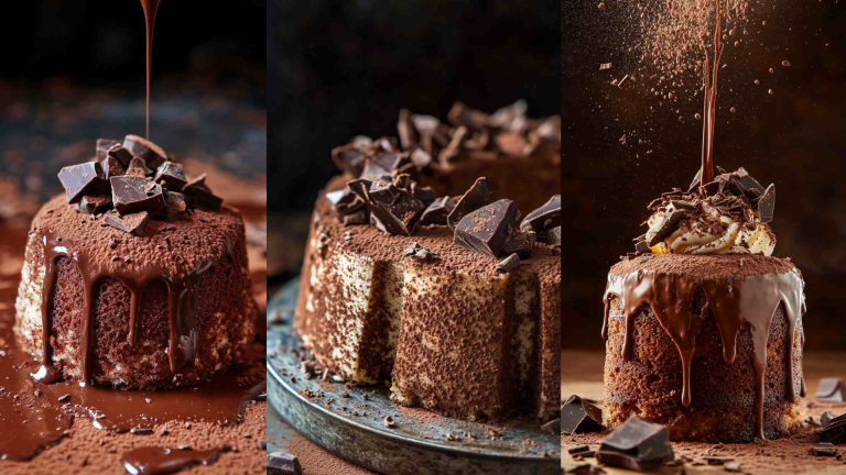 Decadent Chocolate Angel Food Cake