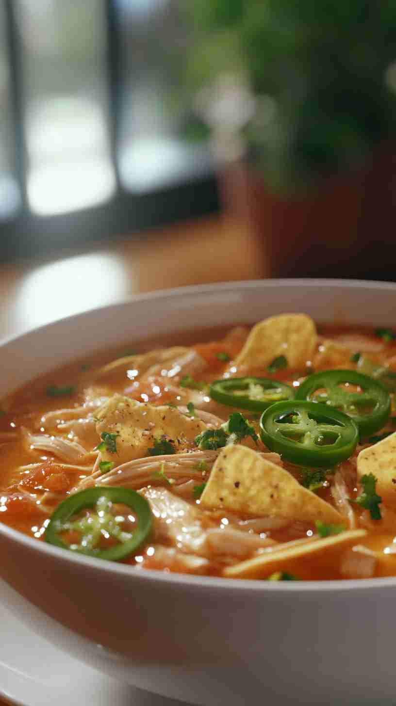 Chicken Taco Soup in a Slow Cooker Chicken Taco Soup in a Slow Cooker