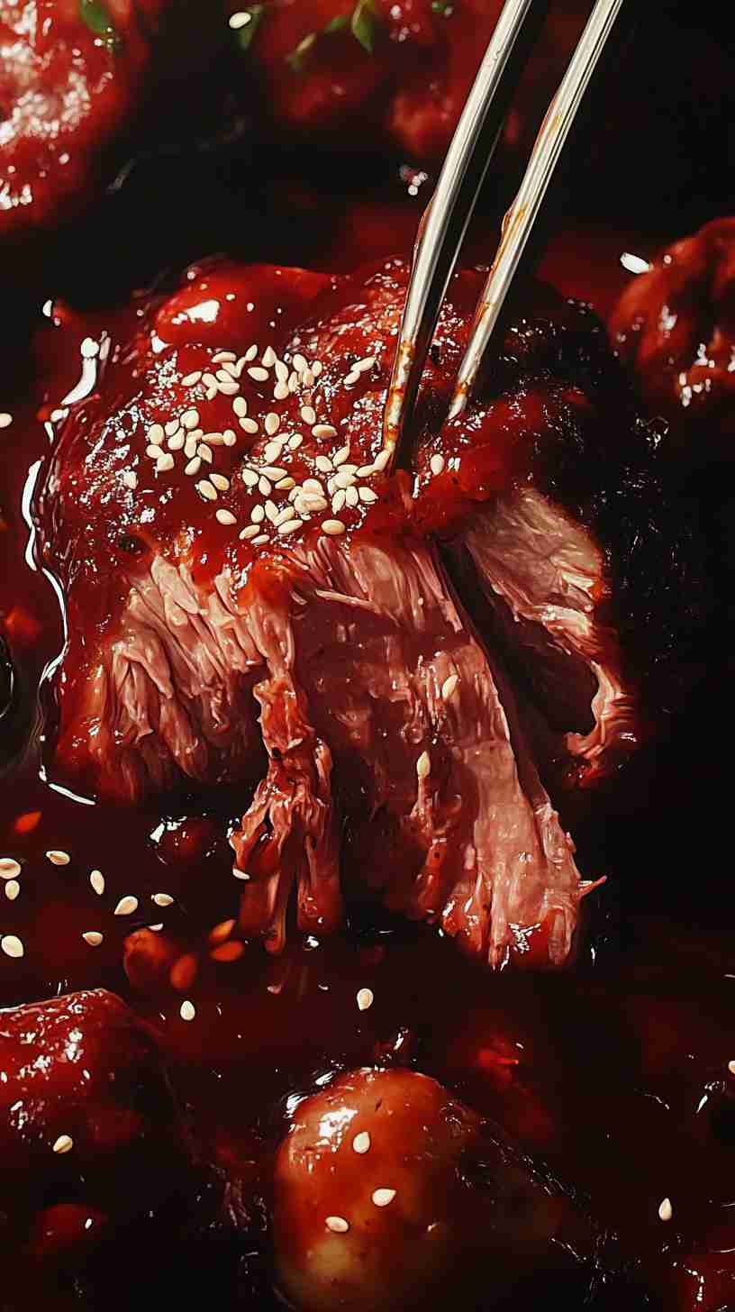 Crock Pot Sweet and Spicy Pulled Pork Crock Pot Sweet and Spicy Pulled Pork