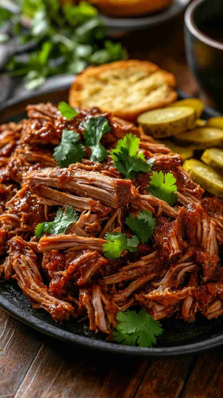 Crock Pot Sweet and Spicy Pulled Pork Crock Pot Sweet and Spicy Pulled Pork