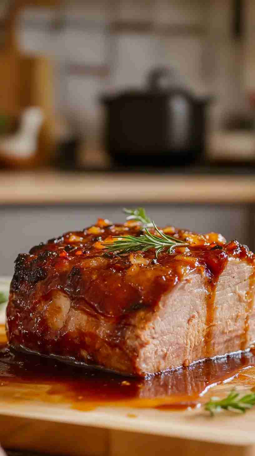 Crock Pot Sweet and Tangy BBQ Pork Roast Crock Pot Sweet and Tangy BBQ Pork Roast