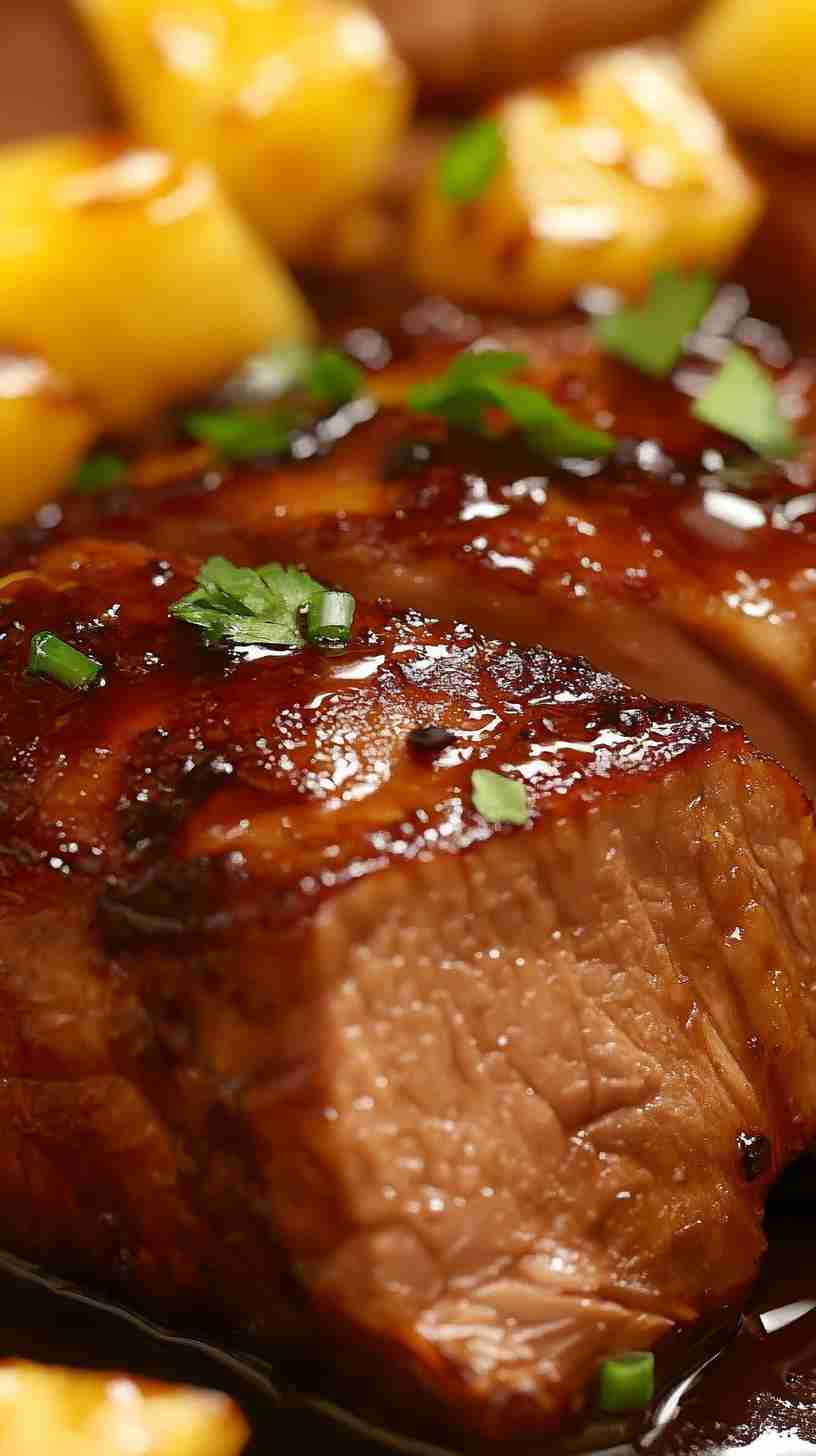Crock Pot Teriyaki Pork Roast with Pineapple Crock Pot Teriyaki Pork Roast with Pineapple