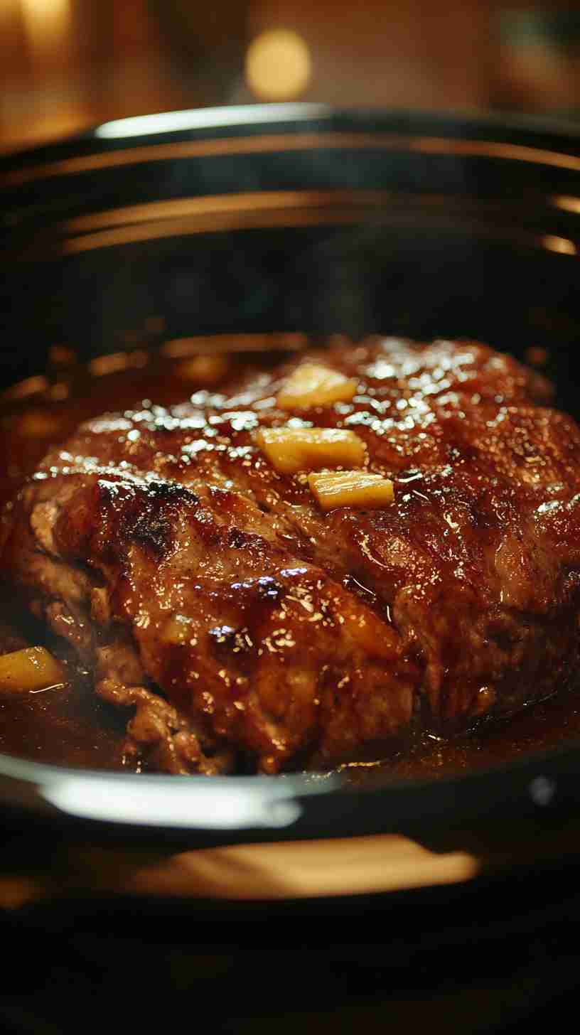Crock Pot Teriyaki Pork Roast with Pineapple Crock Pot Teriyaki Pork Roast with Pineapple