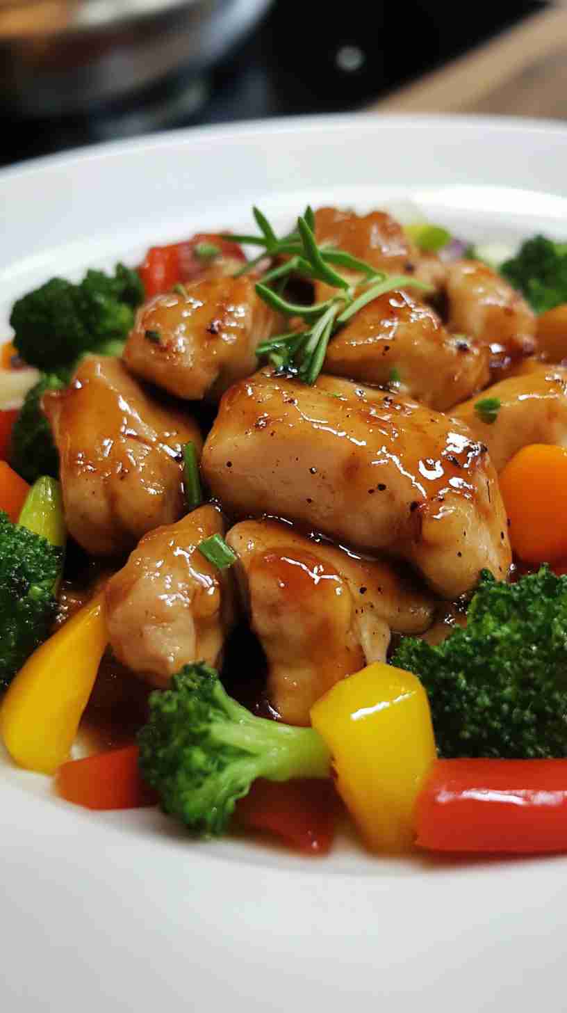 Honey Garlic Chicken and Veggies in Slow Cooker Honey Garlic Chicken and Veggies in Slow Cooker