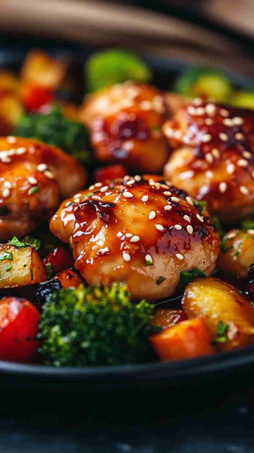 Honey Garlic Chicken and Veggies in Slow Cooker Honey Garlic Chicken and Veggies in Slow Cooker