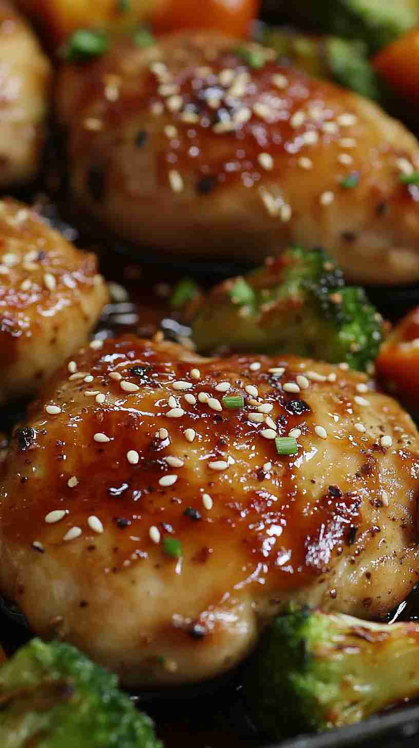 Honey Garlic Chicken and Veggies in Slow Cooker Honey Garlic Chicken and Veggies in Slow Cooker