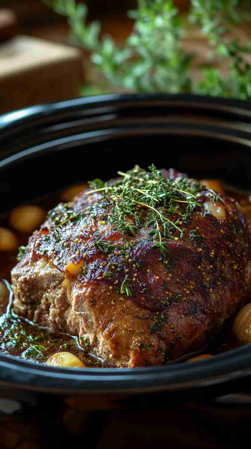 Honey Mustard Pork Roast Delight in Slow Cooker Honey Mustard Pork Roast Delight in Slow Cooker