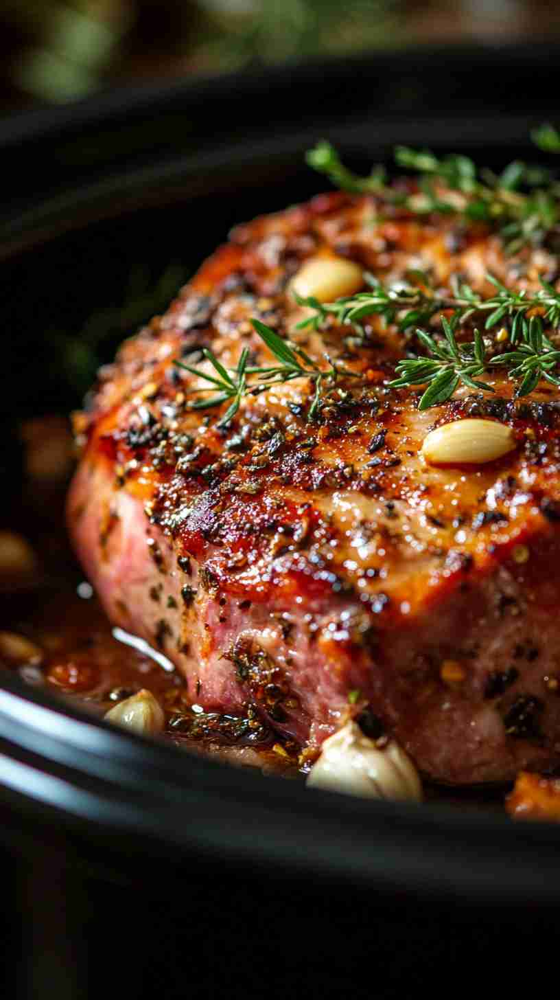 Honey Mustard Pork Roast Delight in Slow Cooker Honey Mustard Pork Roast Delight in Slow Cooker