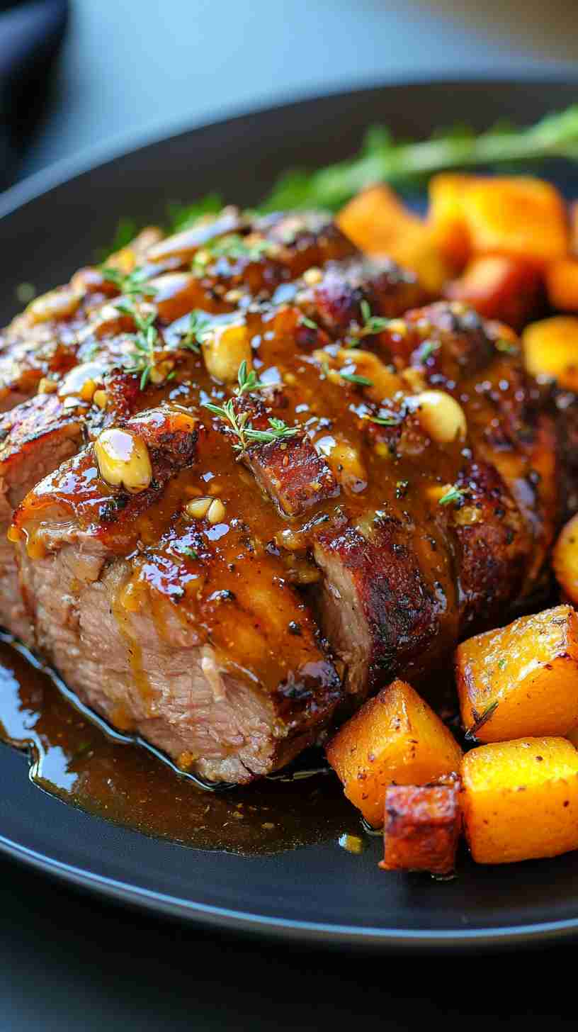 Honey Mustard Pork Roast Delight in Slow Cooker Honey Mustard Pork Roast Delight in Slow Cooker