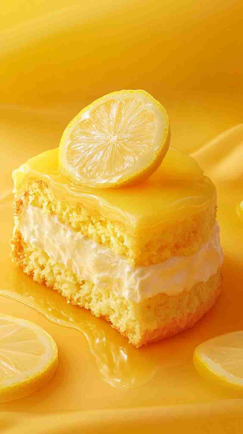 Lemon Cake with a Twist in Slow Cooker Lemon Cake with a Twist in Slow Cooker