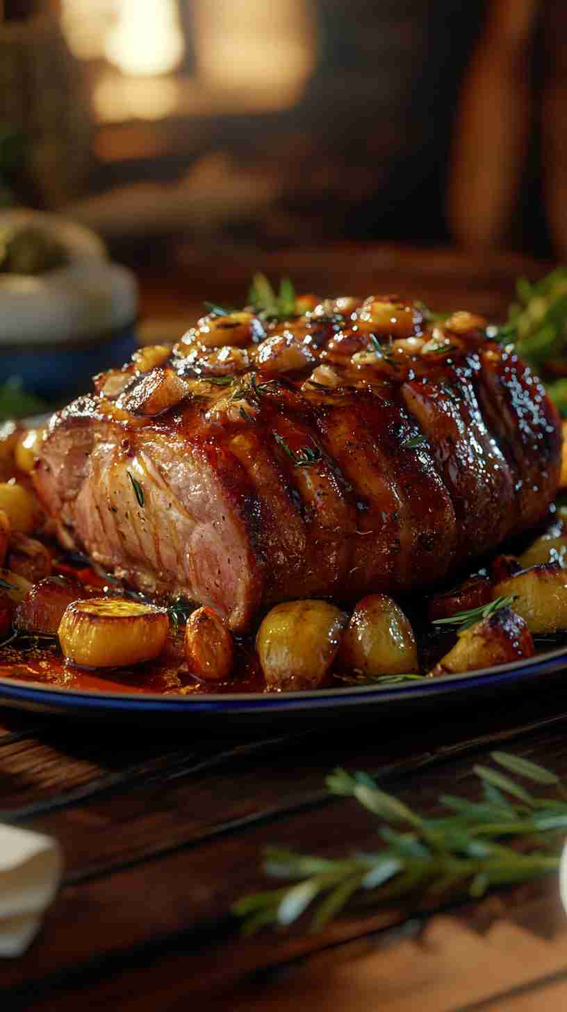 Maple Dijon Pork Roast in Slow Cooker Maple Dijon Pork Roast in Slow Cooker