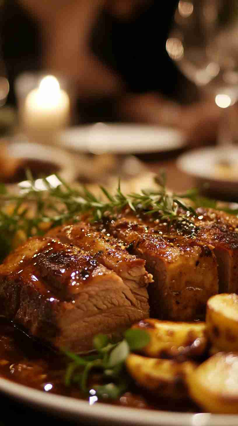 Maple Dijon Pork Roast in Slow Cooker Maple Dijon Pork Roast in Slow Cooker