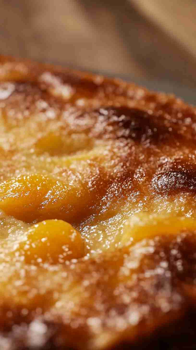 Peach Cobbler Cake Delight in Slow Cooker Peach Cobbler Cake Delight in Slow Cooker