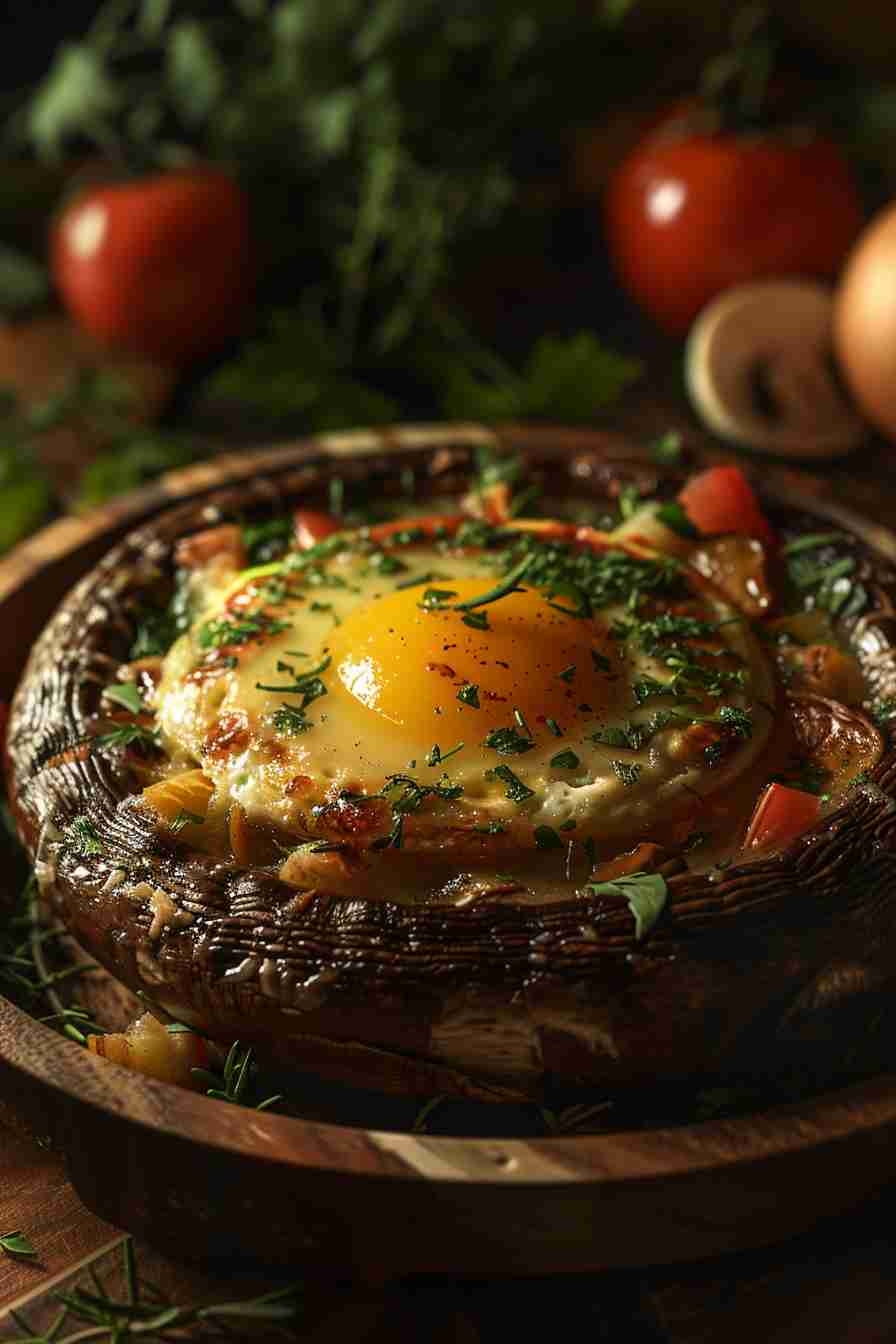 Portobello Mushroom Egg Bake Portobello Mushroom Egg Bake