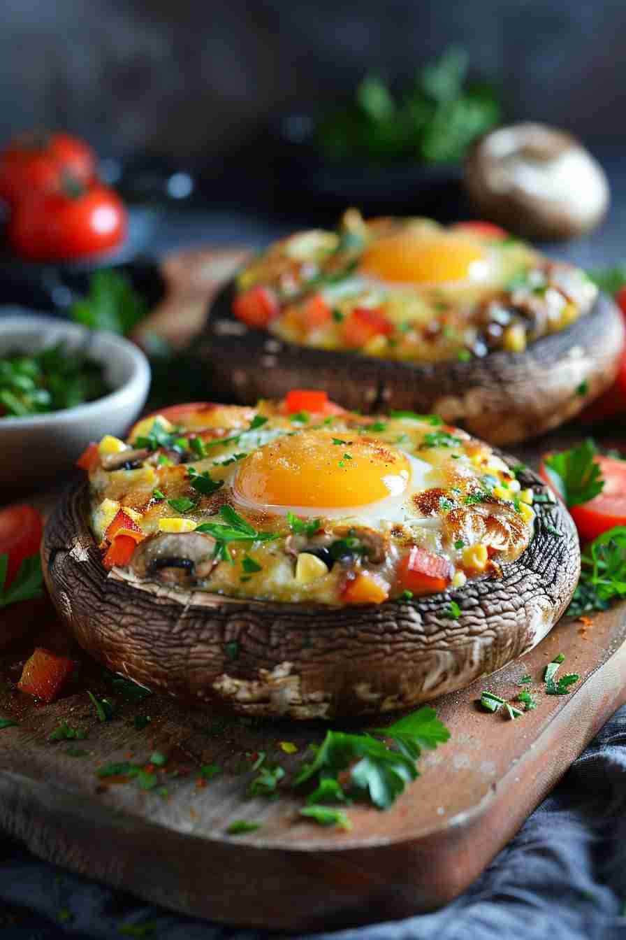 Portobello Mushroom Egg Bake Portobello Mushroom Egg Bake