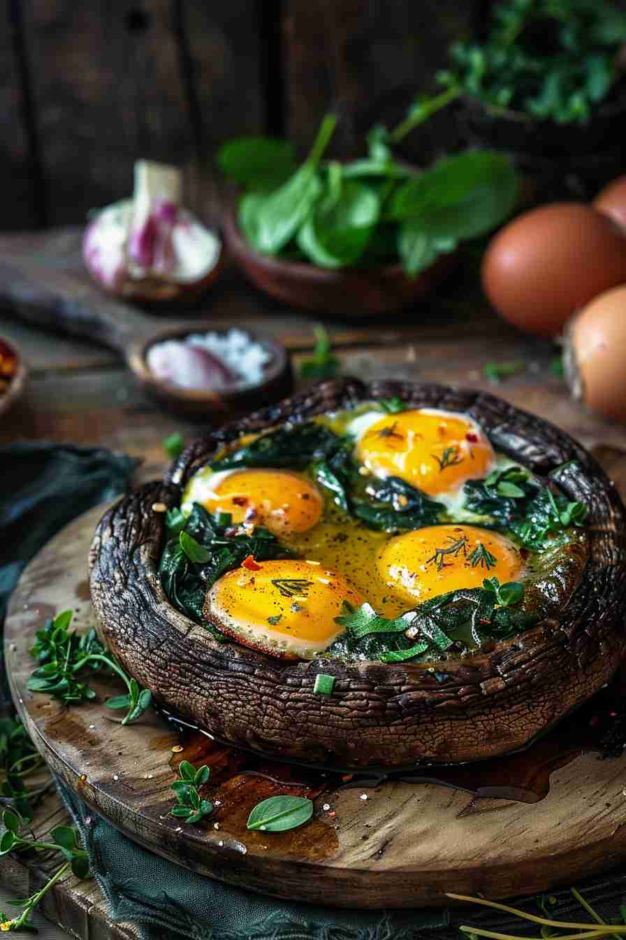 Portobello Mushroom Egg Bake Portobello Mushroom Egg Bake