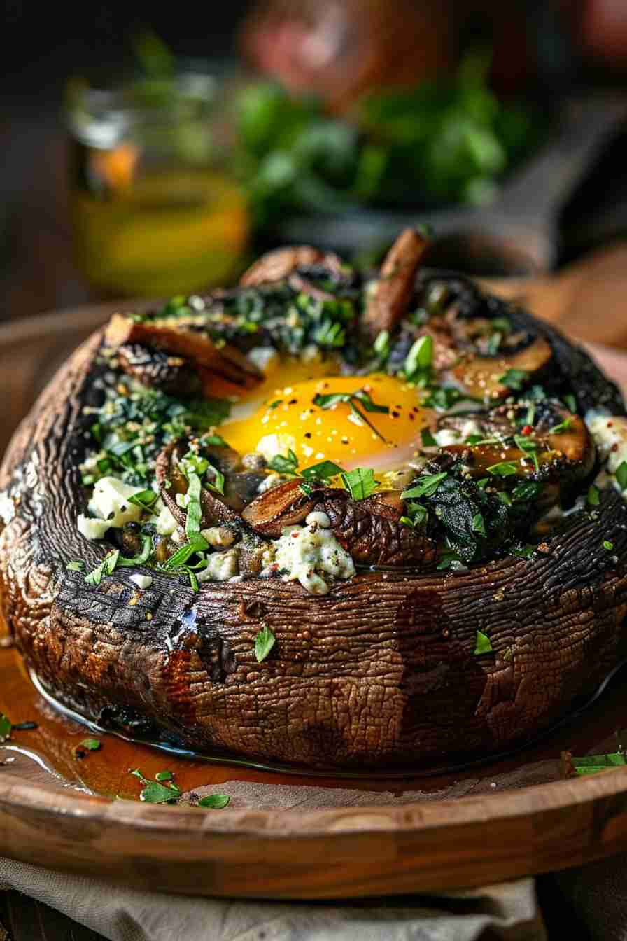 Portobello Mushroom Egg Bake Portobello Mushroom Egg Bake