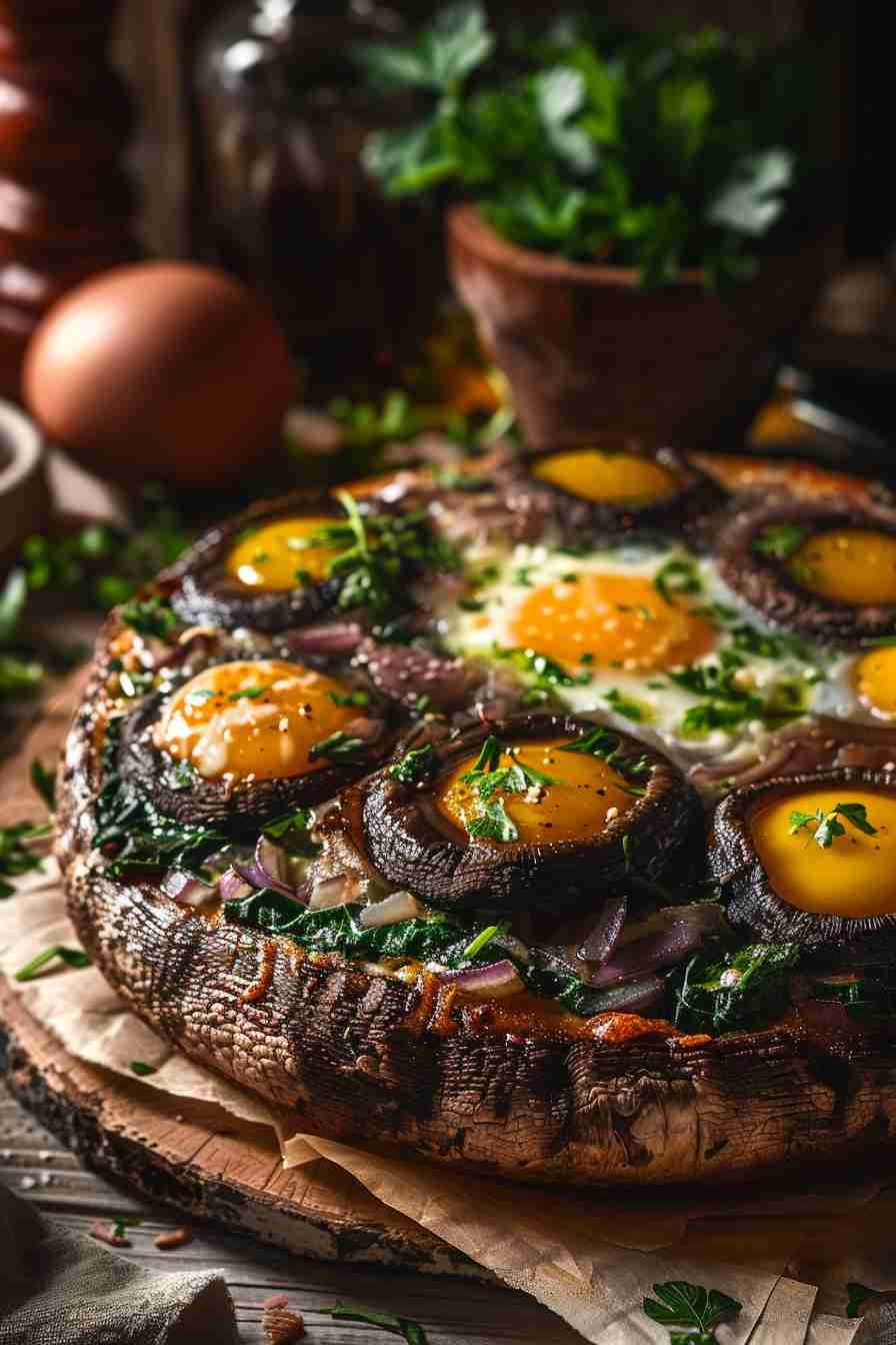 Portobello Mushroom Egg Bake Portobello Mushroom Egg Bake