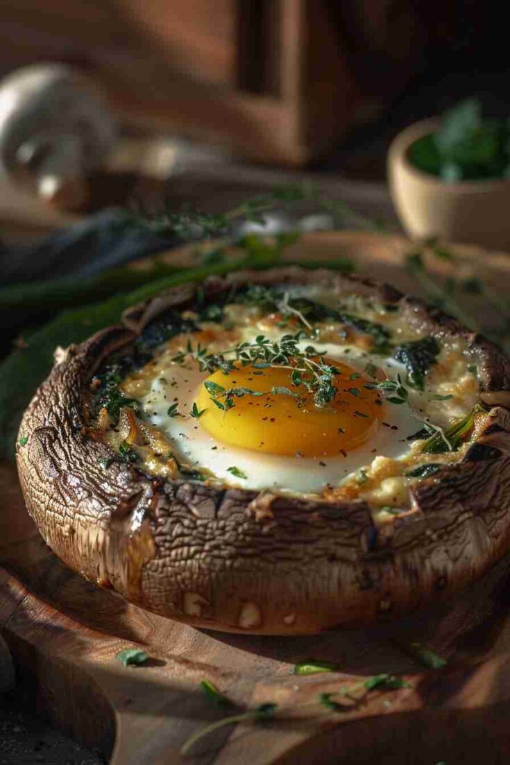 Portobello Mushroom Egg Bake Portobello Mushroom Egg Bake