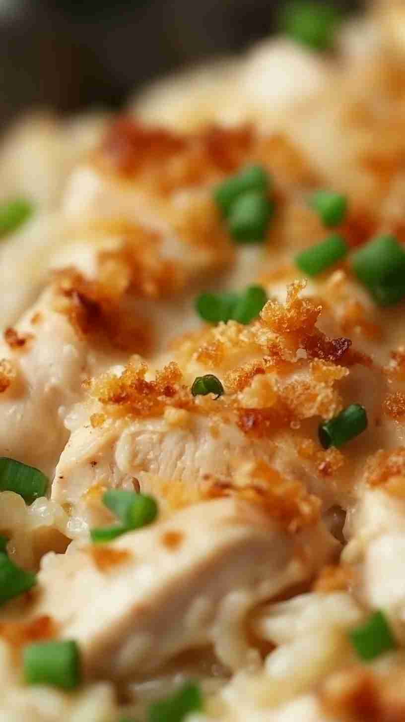 Savory Chicken and Rice Casserole in Slow Cooker Savory Chicken and Rice Casserole in Slow Cooker