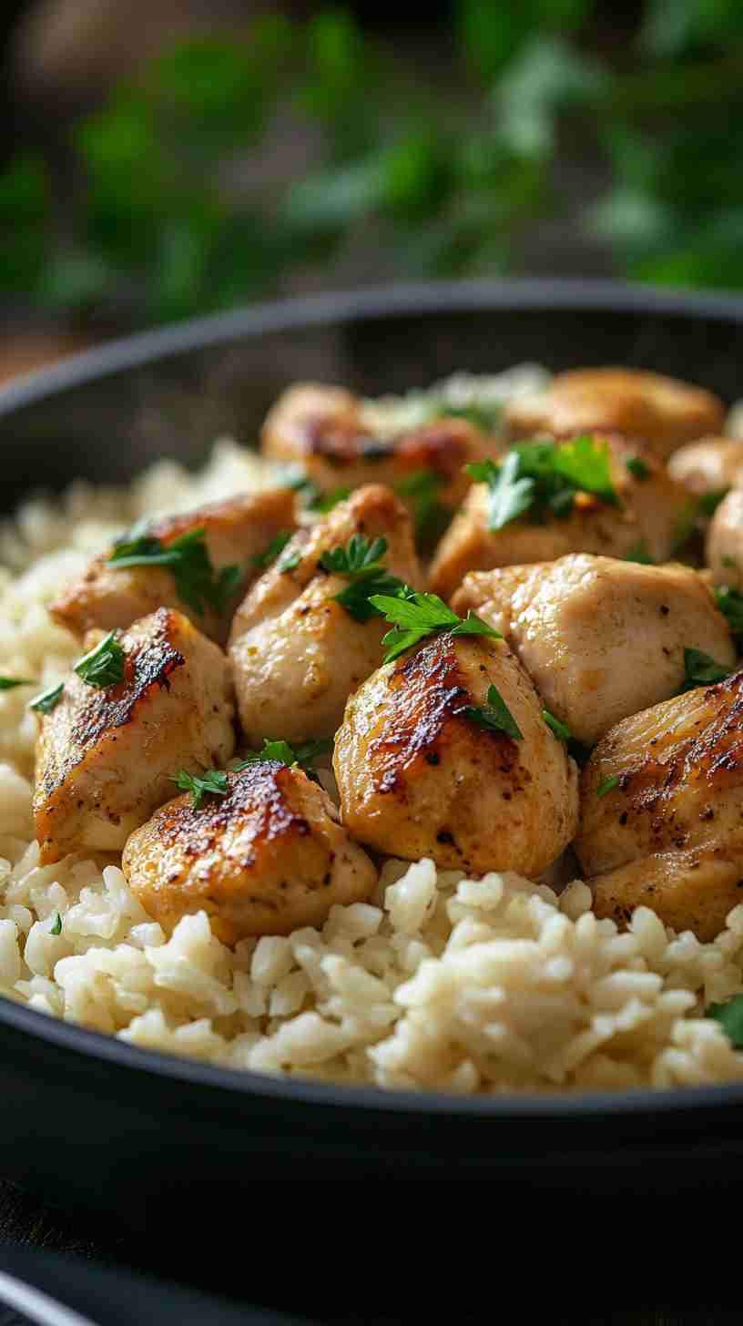 Savory Chicken and Rice Casserole in Slow Cooker Savory Chicken and Rice Casserole in Slow Cooker