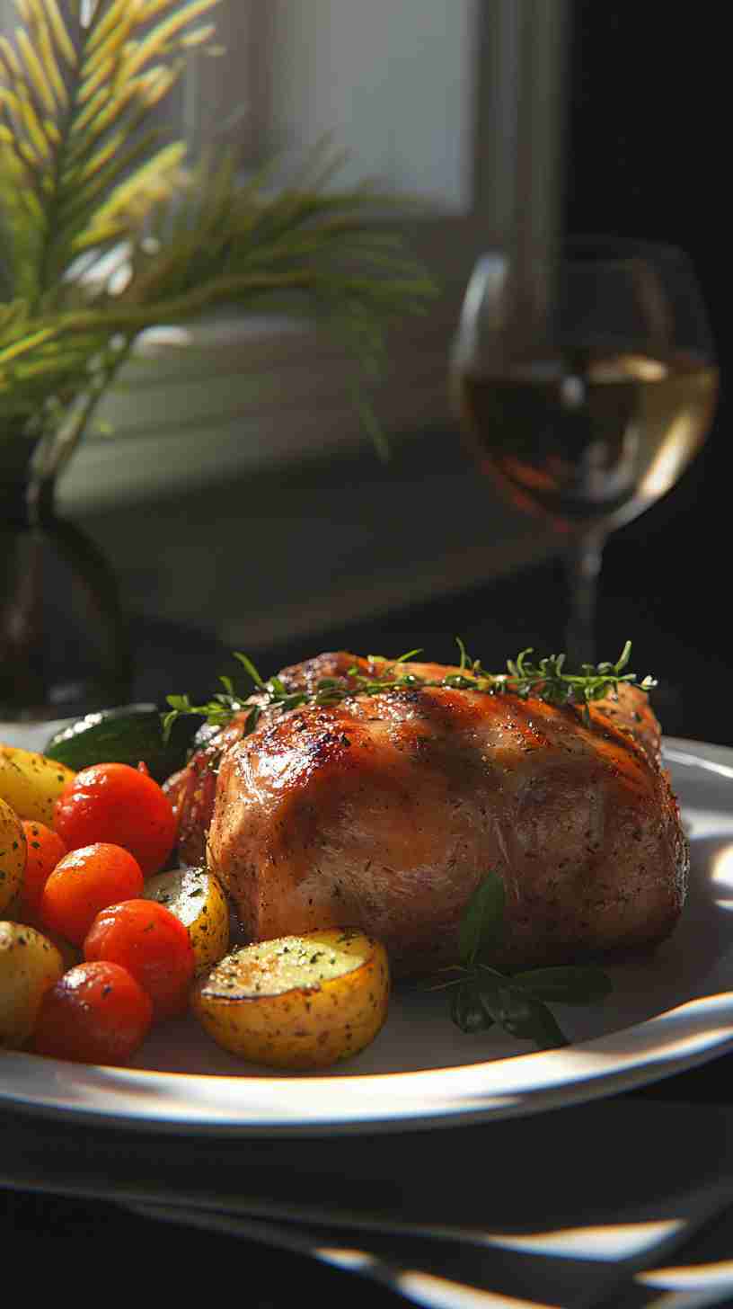Savory Garlic Herb Pork Roast in Slow Cooker Savory Garlic Herb Pork Roast in Slow Cooker