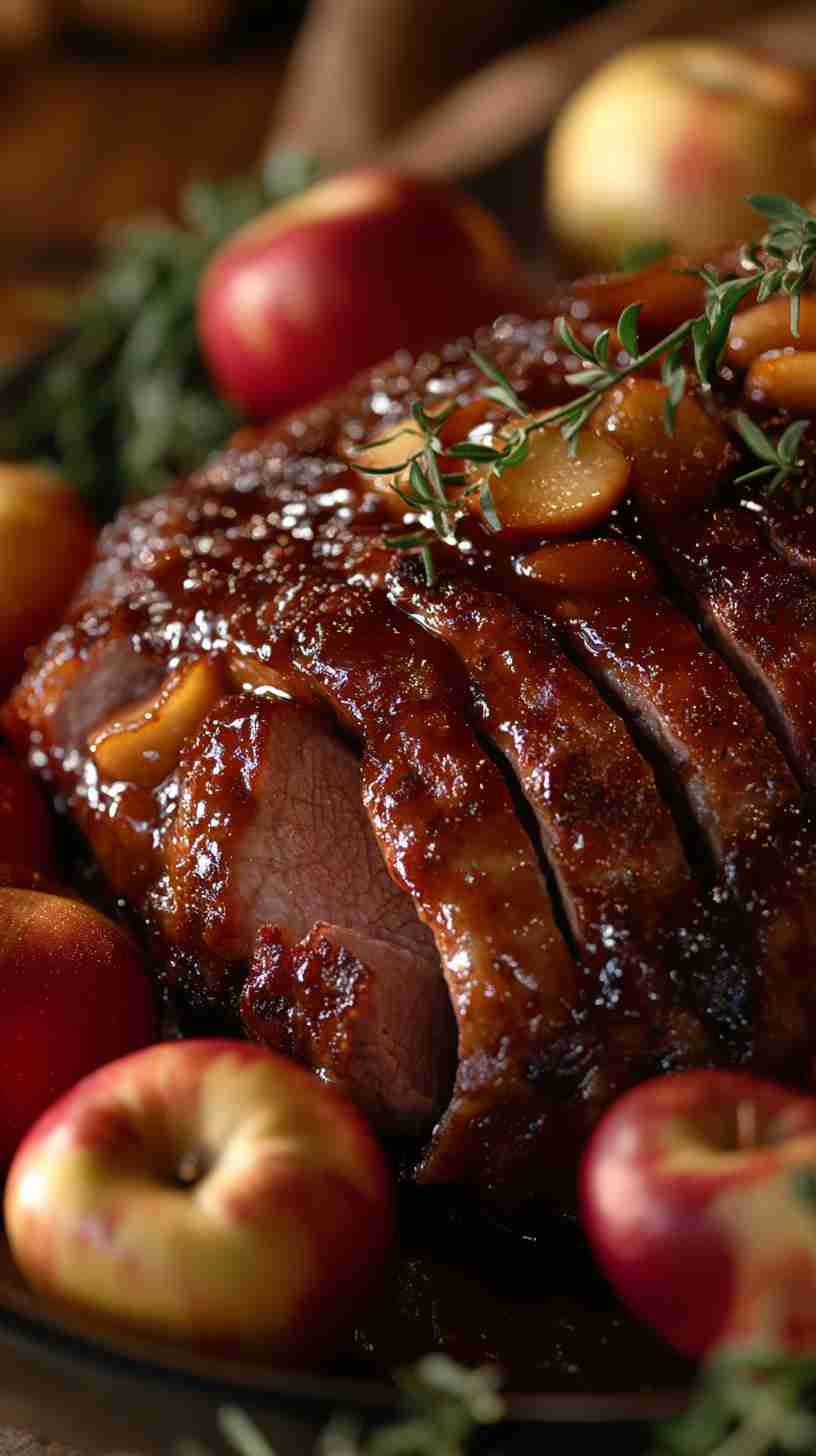 Slow Cooker Balsamic Glazed Pork Roast Slow Cooker Balsamic Glazed Pork Roast