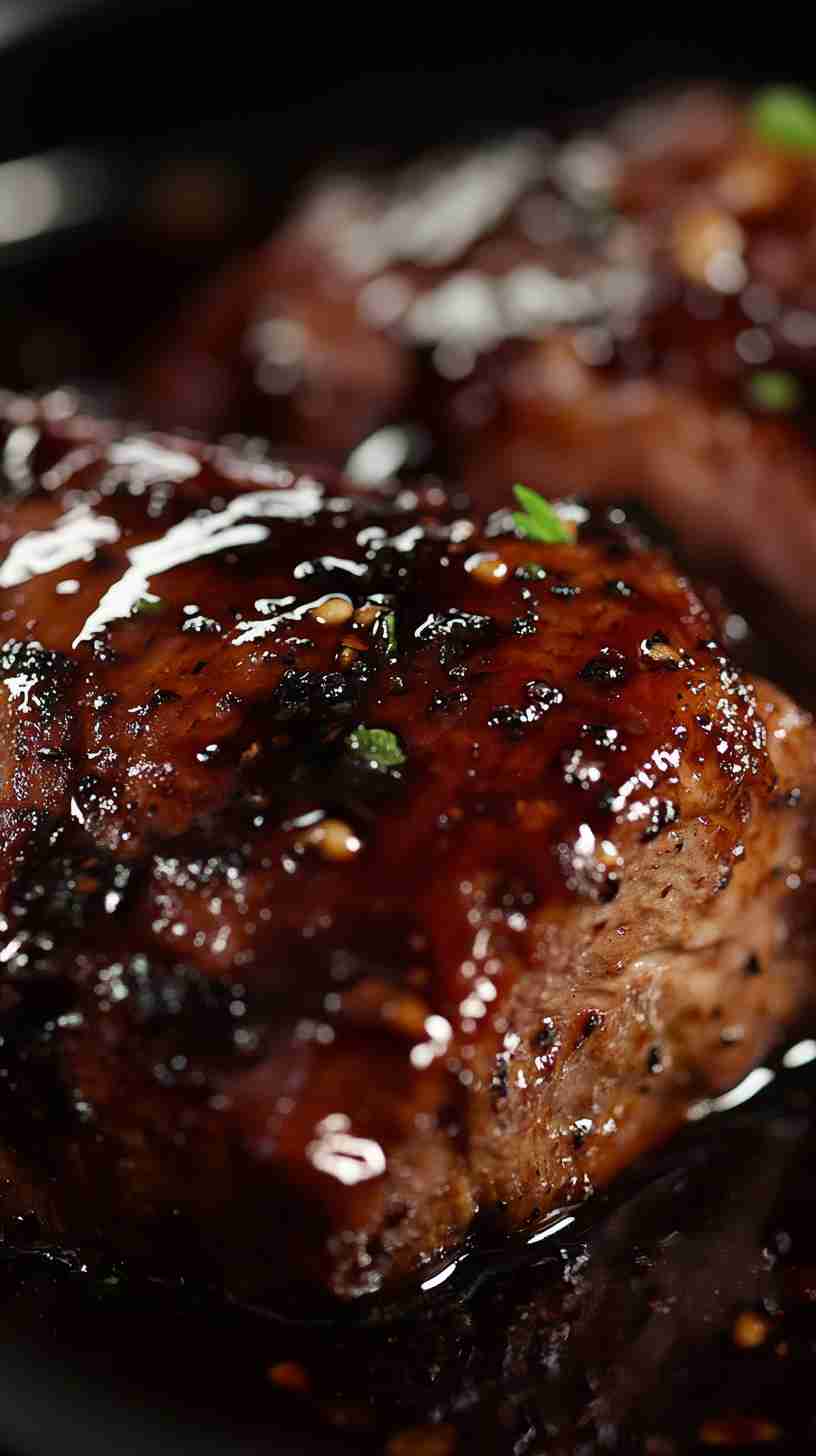 Slow Cooker Balsamic Glazed Pork Roast Slow Cooker Balsamic Glazed Pork Roast