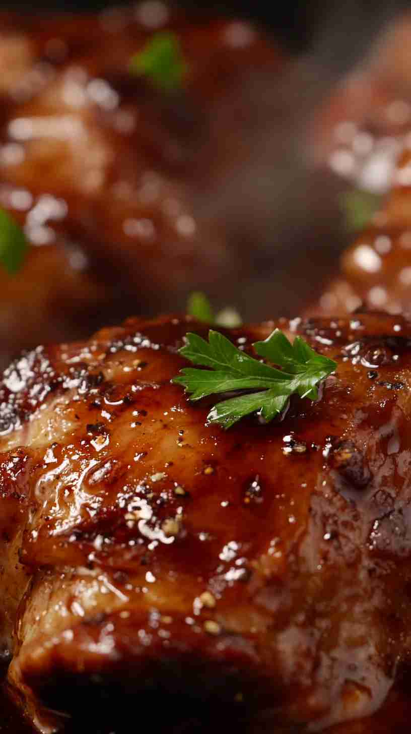 Slow Cooker Balsamic Glazed Pork Roast Slow Cooker Balsamic Glazed Pork Roast