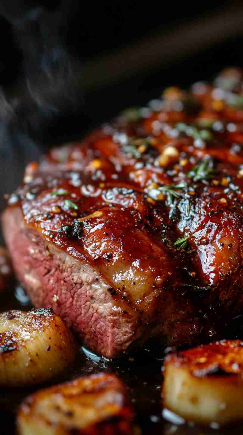 Slow Cooker Balsamic Glazed Pork Roast Slow Cooker Balsamic Glazed Pork Roast