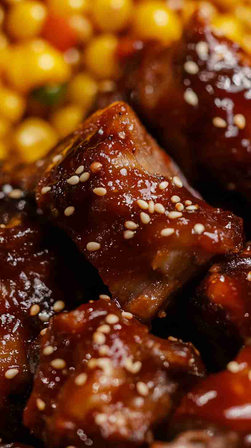 Slow Cooker Barbecue Ribs with Roasted Corn Slow Cooker Barbecue Ribs with Roasted Corn