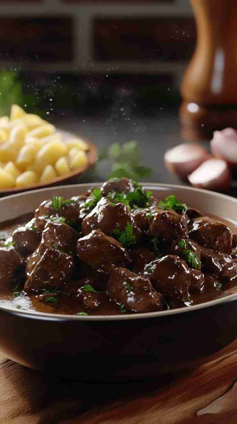 Slow Cooker Beef Stroganoff with Egg Noodles Slow Cooker Beef Stroganoff with Egg Noodles
