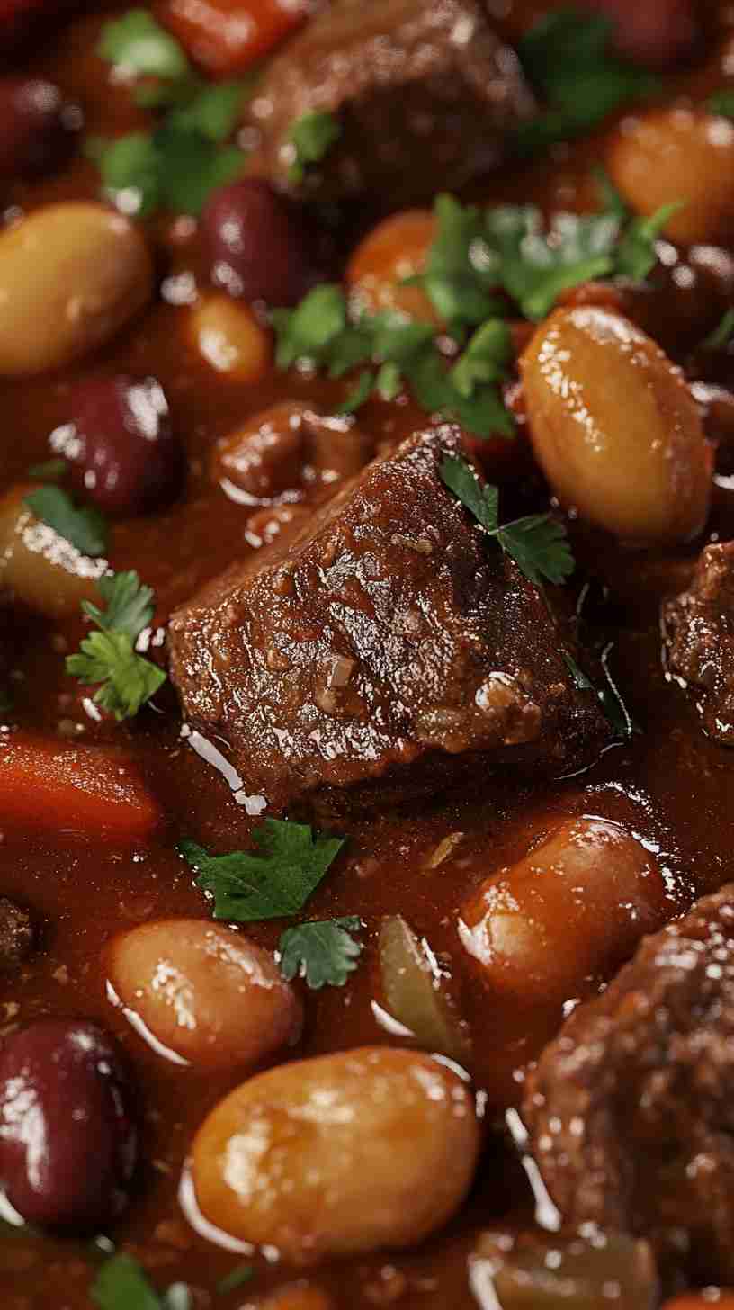 Slow Cooker Beef and Bean Chili Slow Cooker Beef and Bean Chili
