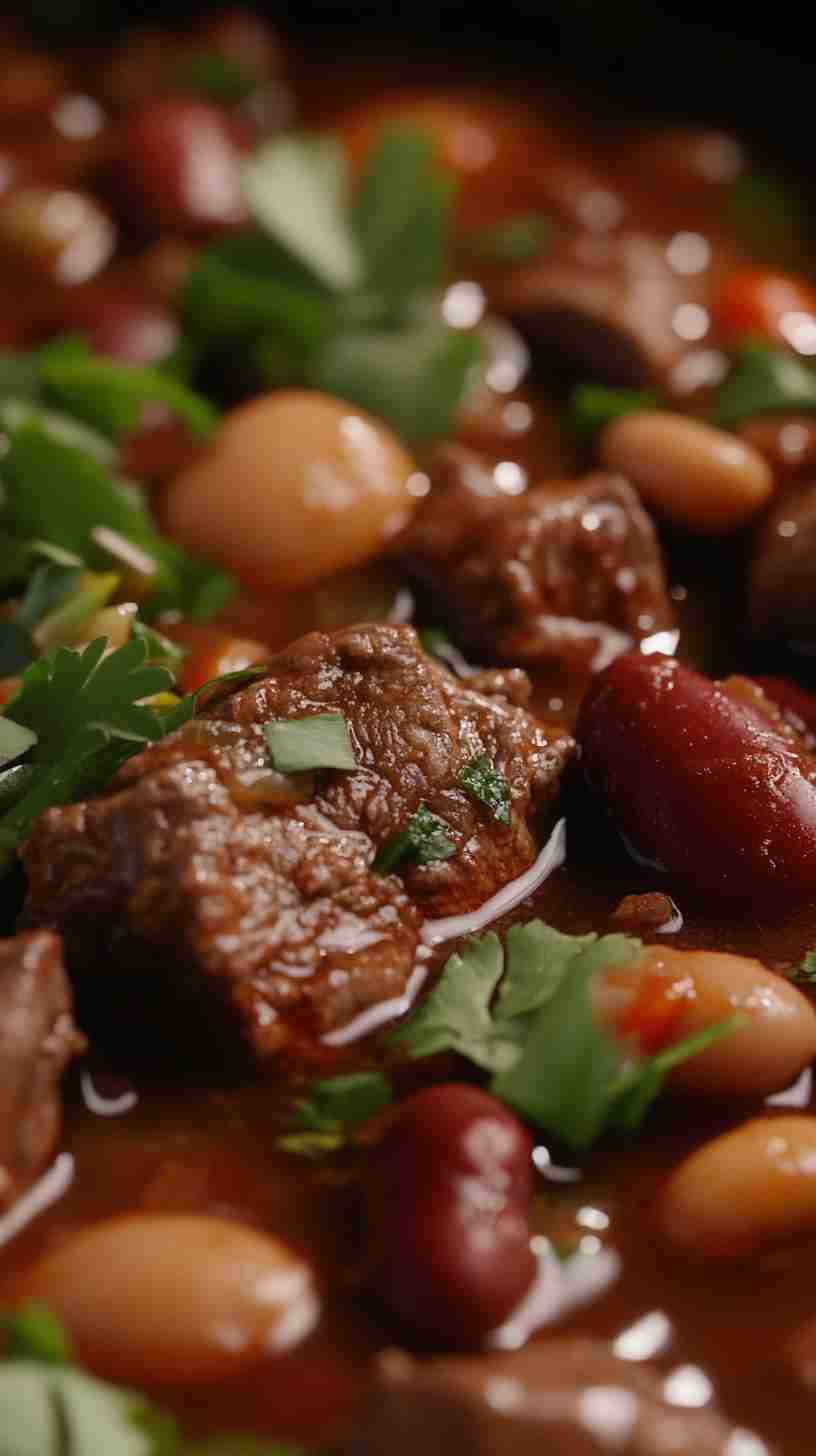 Slow Cooker Beef and Bean Chili Slow Cooker Beef and Bean Chili