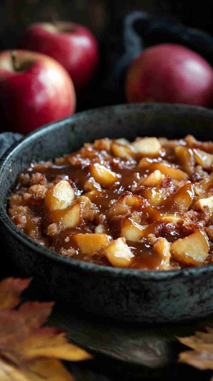 Slow Cooker Caramel Apple Dump Cake Slow Cooker Caramel Apple Dump Cake