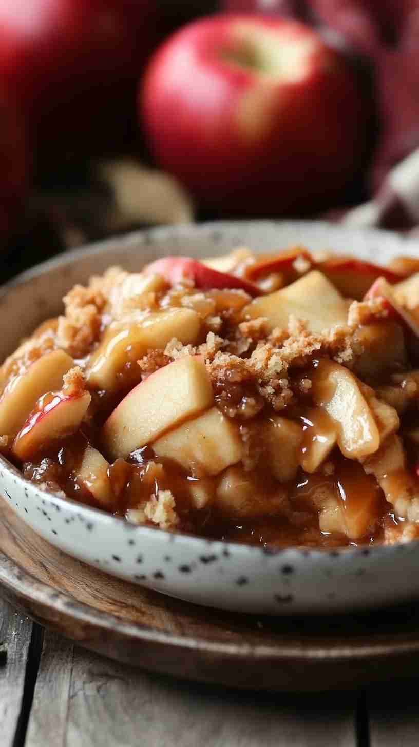 Slow Cooker Caramel Apple Dump Cake Slow Cooker Caramel Apple Dump Cake