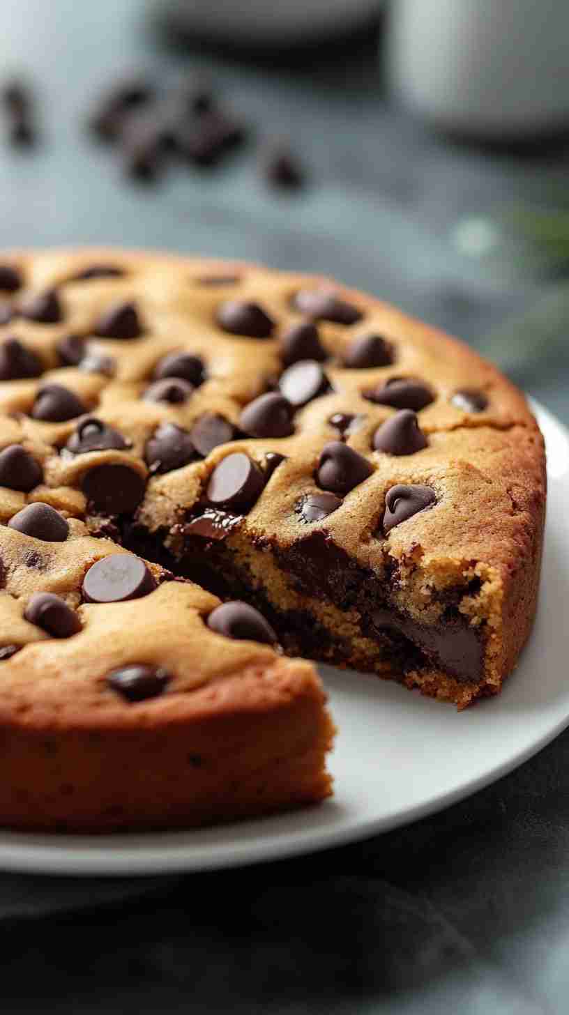 Slow Cooker Chocolate Chip Cookie Cake Slow Cooker Chocolate Chip Cookie Cake