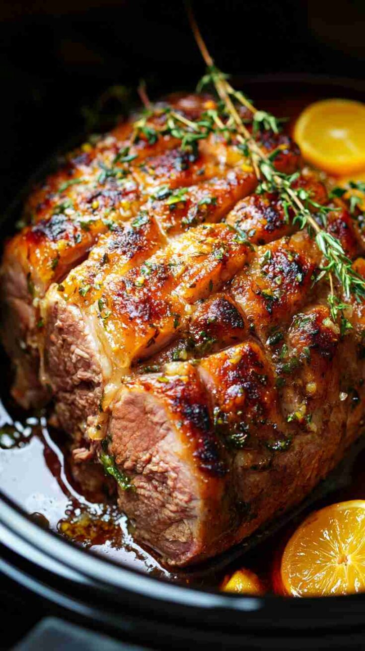 Slow Cooker Citrus Infused Pork Roast Slow Cooker Citrus Infused Pork Roast