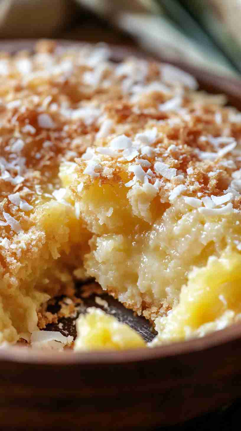 Slow Cooker Coconut Pineapple Dump Cake Slow Cooker Coconut Pineapple Dump Cake