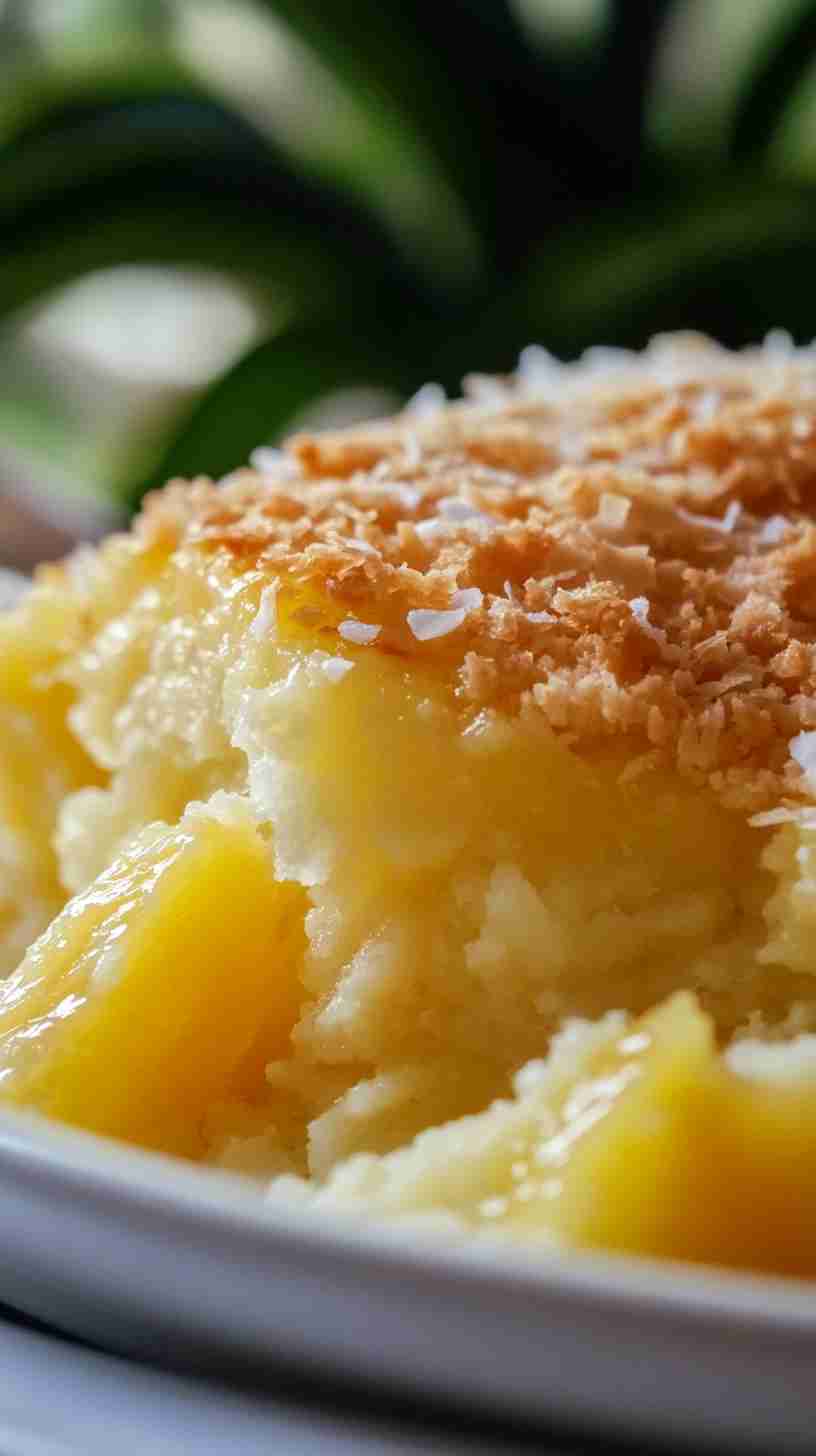 Slow Cooker Coconut Pineapple Dump Cake Slow Cooker Coconut Pineapple Dump Cake