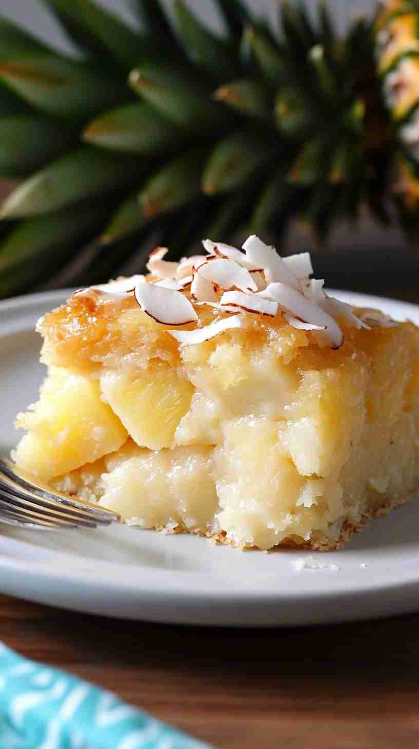 Slow Cooker Coconut Pineapple Dump Cake Slow Cooker Coconut Pineapple Dump Cake