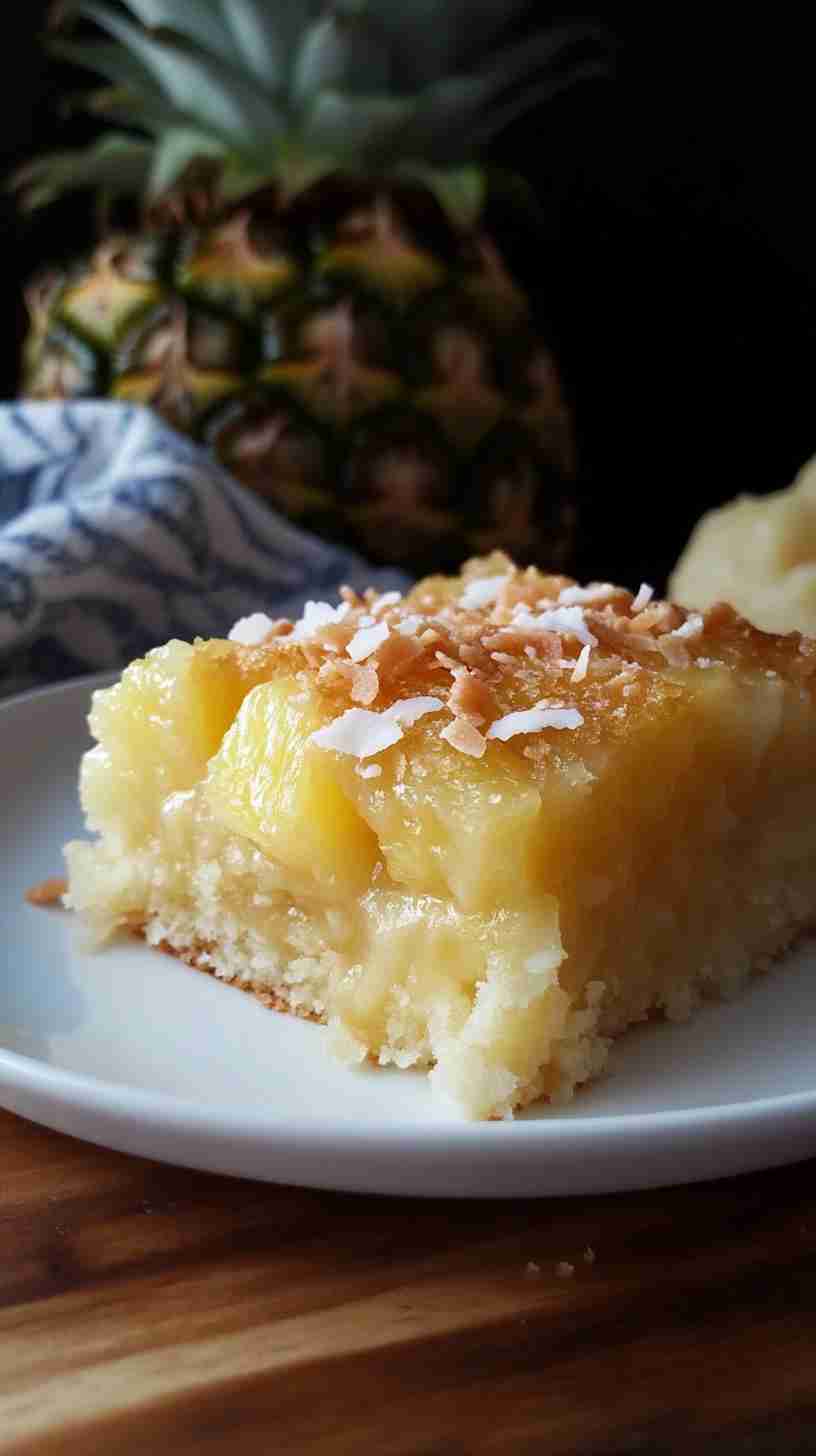 Slow Cooker Coconut Pineapple Dump Cake Slow Cooker Coconut Pineapple Dump Cake