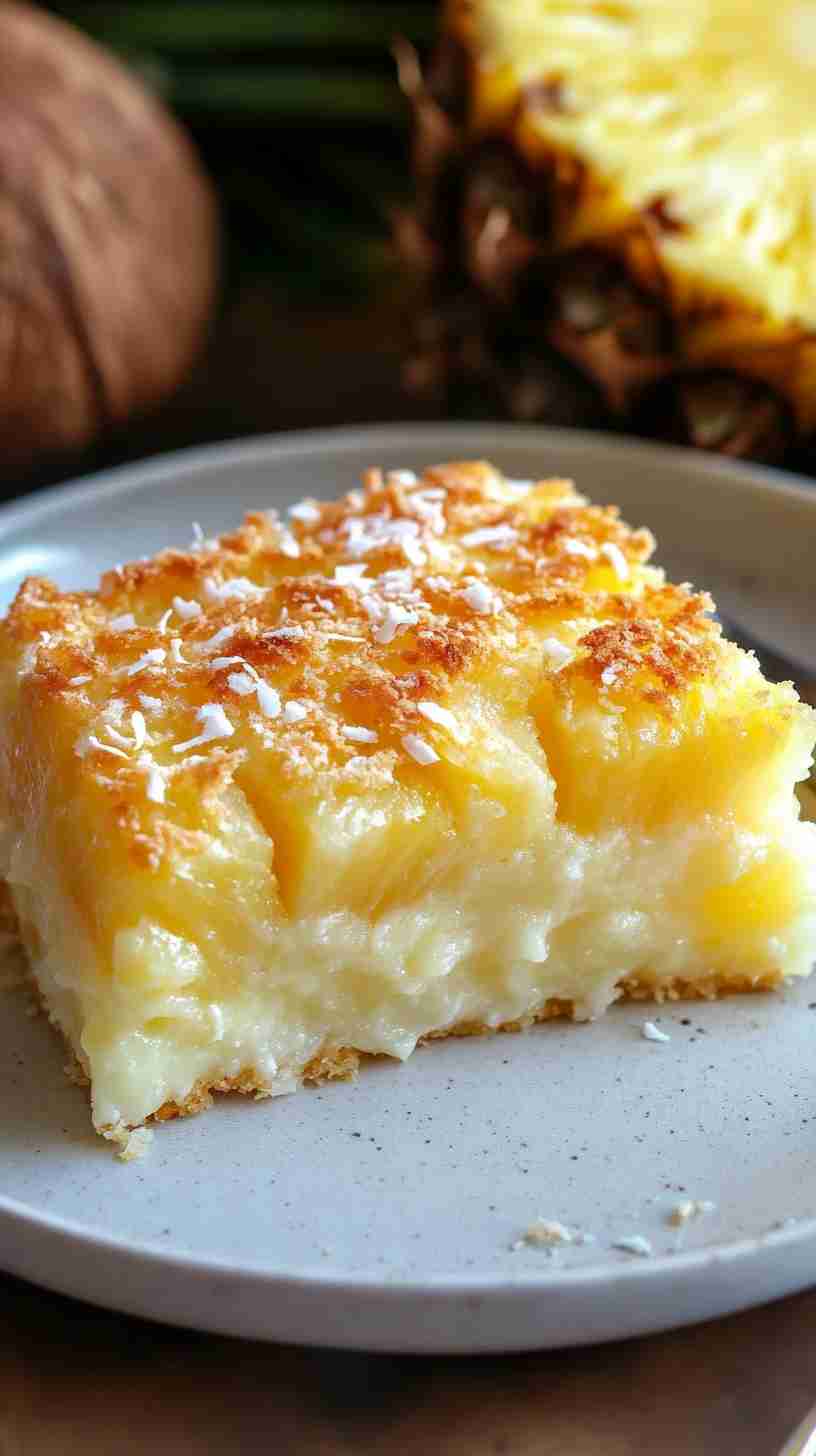 Slow Cooker Coconut Pineapple Dump Cake Slow Cooker Coconut Pineapple Dump Cake