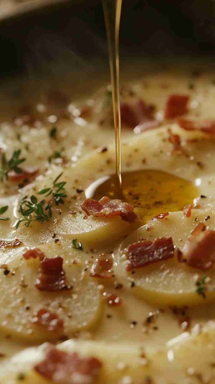 Slow Cooker Creamy Potato Soup with Bacon Slow Cooker Creamy Potato Soup with Bacon