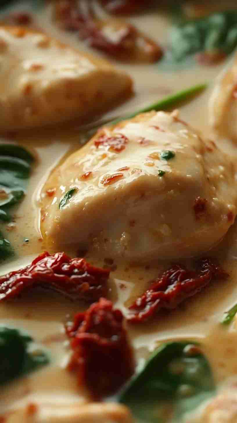 Slow Cooker Creamy Tuscan Garlic Chicken Slow Cooker Creamy Tuscan Garlic Chicken